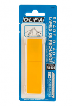 Сегментированные лезвия OLFA 9х80х0.38 мм OL-AB-50B